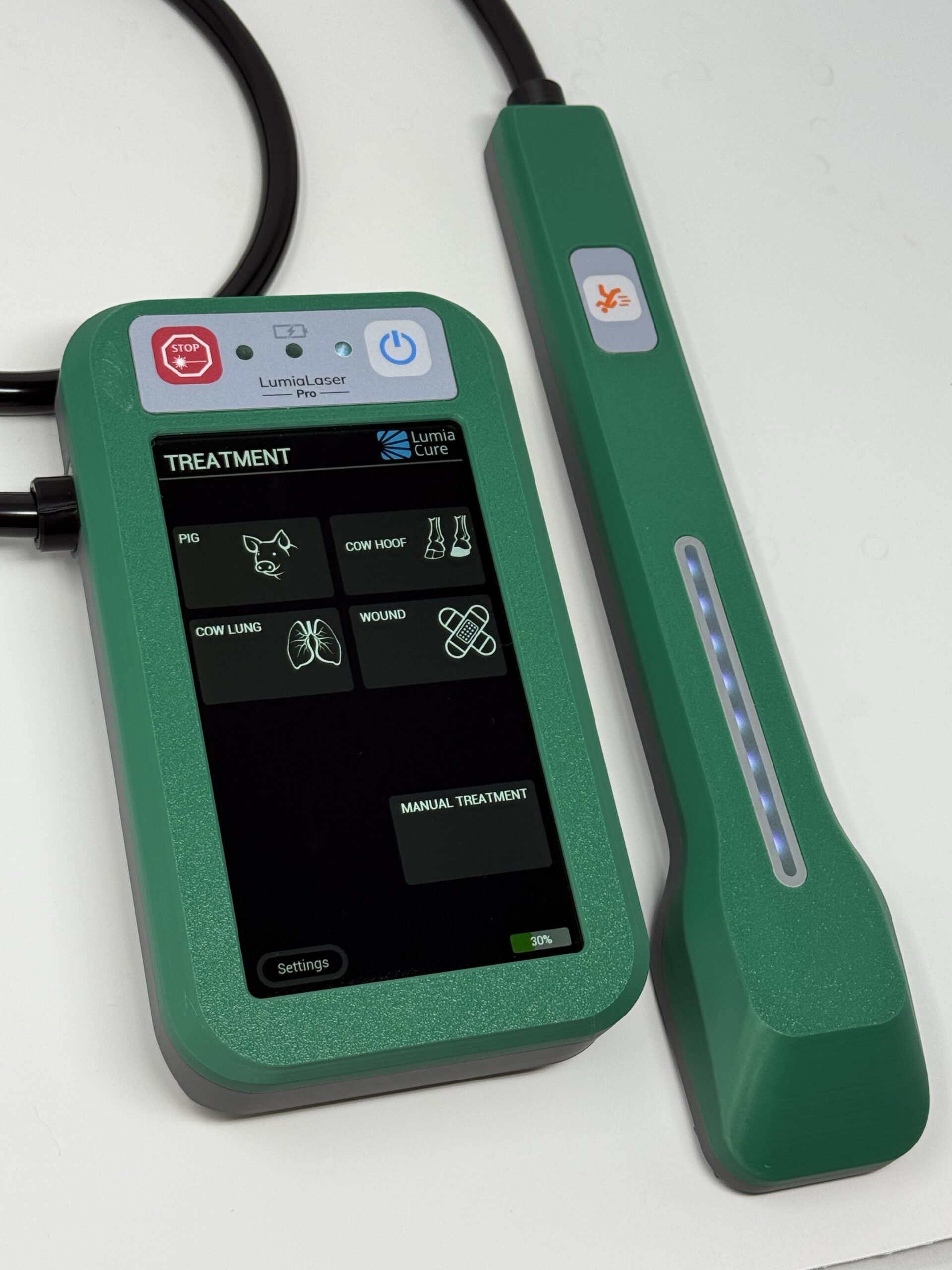 LumiaLaser™ Pro boks & håndtag mørk