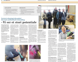 Artikel om FarmLaser ApS i Effektivt Landbrug, marts 2026